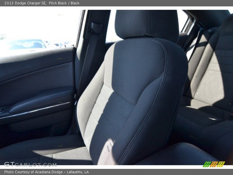 Pitch Black / Black 2013 Dodge Charger SE