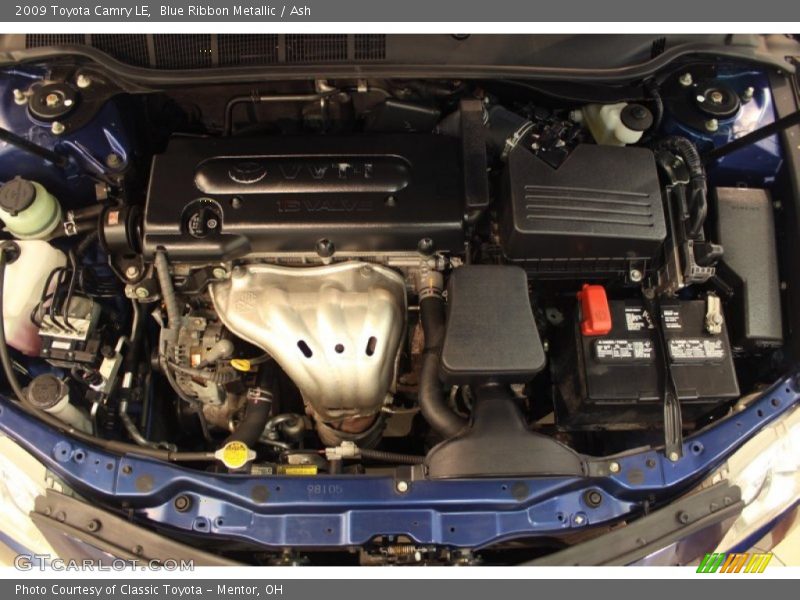 Blue Ribbon Metallic / Ash 2009 Toyota Camry LE