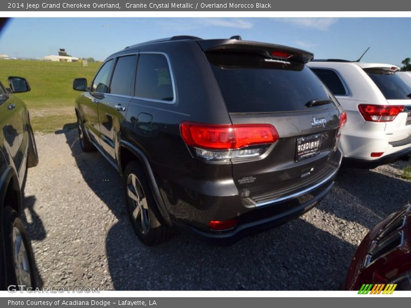 Granite Crystal Metallic / Overland Morocco Black 2014 Jeep Grand Cherokee Overland