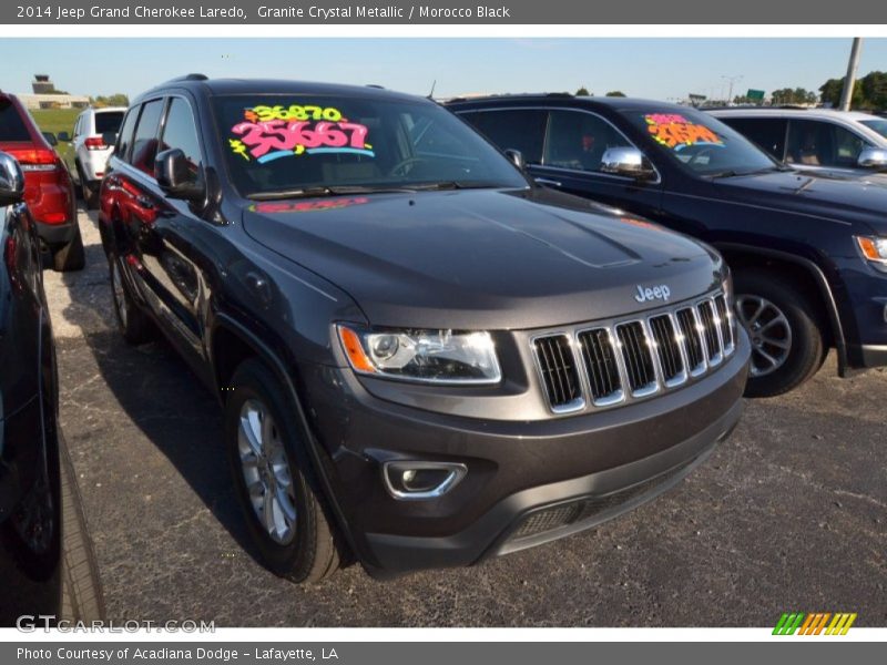 Granite Crystal Metallic / Morocco Black 2014 Jeep Grand Cherokee Laredo