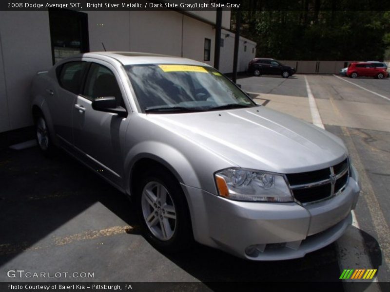 Bright Silver Metallic / Dark Slate Gray/Light Slate Gray 2008 Dodge Avenger SXT