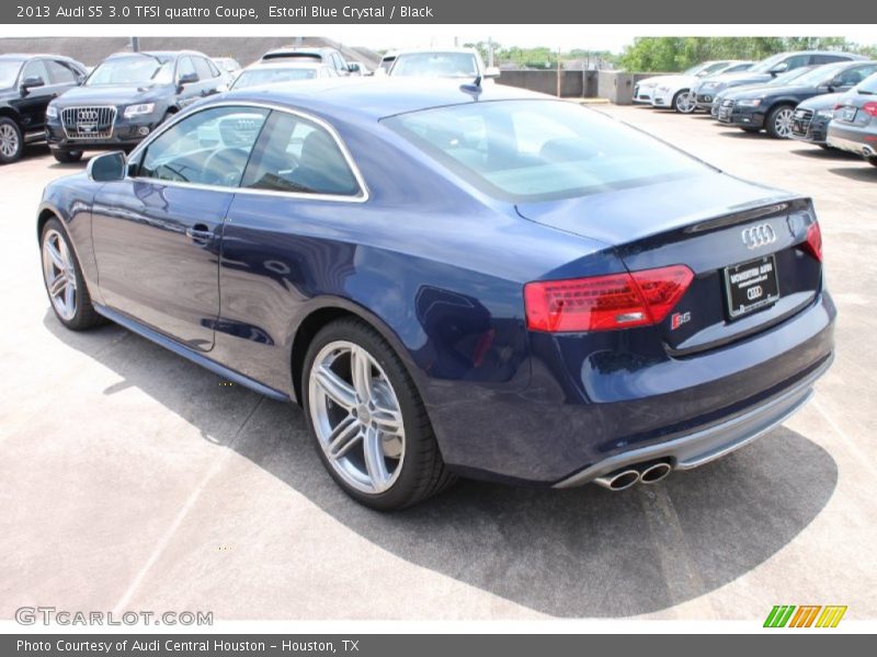 Estoril Blue Crystal / Black 2013 Audi S5 3.0 TFSI quattro Coupe