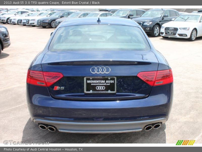 Estoril Blue Crystal / Black 2013 Audi S5 3.0 TFSI quattro Coupe