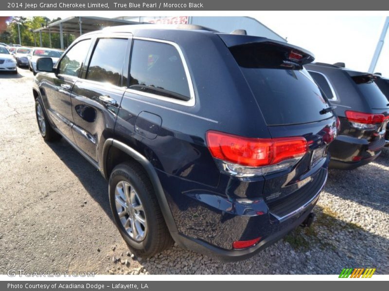True Blue Pearl / Morocco Black 2014 Jeep Grand Cherokee Limited