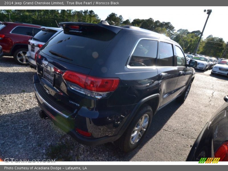 True Blue Pearl / Morocco Black 2014 Jeep Grand Cherokee Limited