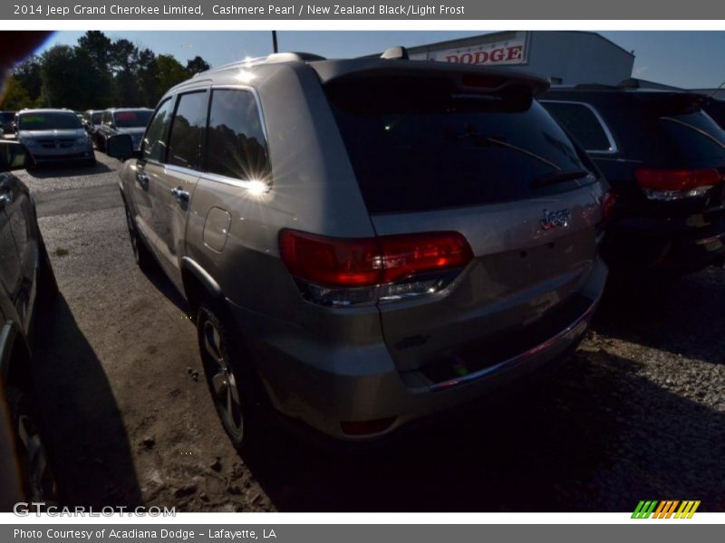 Cashmere Pearl / New Zealand Black/Light Frost 2014 Jeep Grand Cherokee Limited