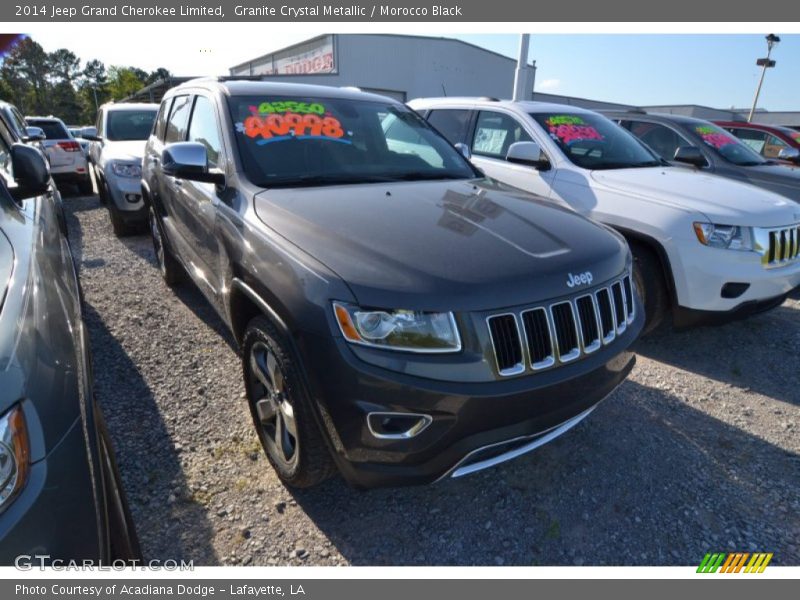 Granite Crystal Metallic / Morocco Black 2014 Jeep Grand Cherokee Limited