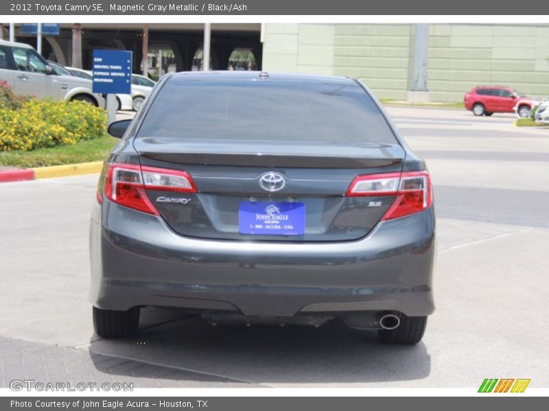 Magnetic Gray Metallic / Black/Ash 2012 Toyota Camry SE