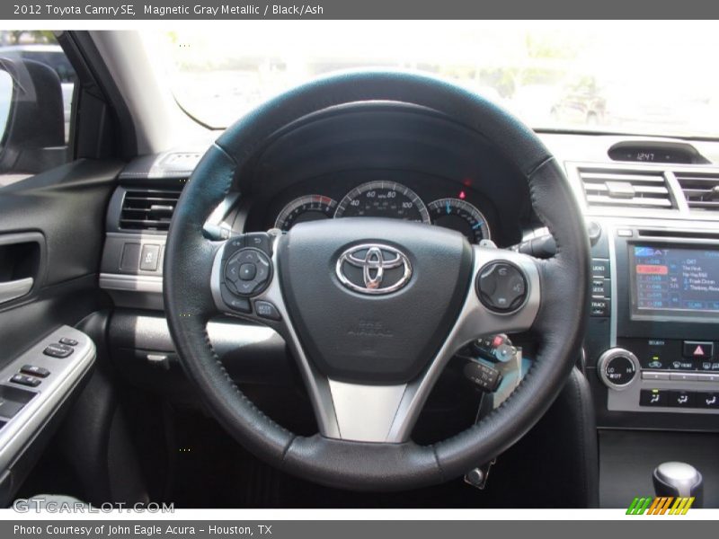 Magnetic Gray Metallic / Black/Ash 2012 Toyota Camry SE