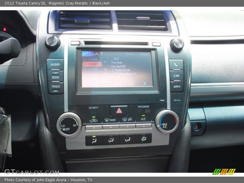 Magnetic Gray Metallic / Black/Ash 2012 Toyota Camry SE