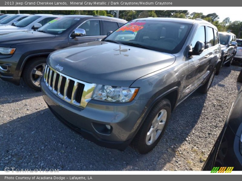 Mineral Gray Metallic / Dark Graystone/Medium Graystone 2013 Jeep Grand Cherokee Laredo