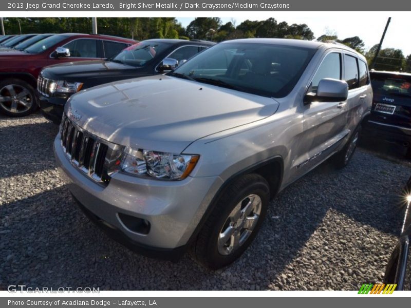 Bright Silver Metallic / Dark Graystone/Medium Graystone 2013 Jeep Grand Cherokee Laredo