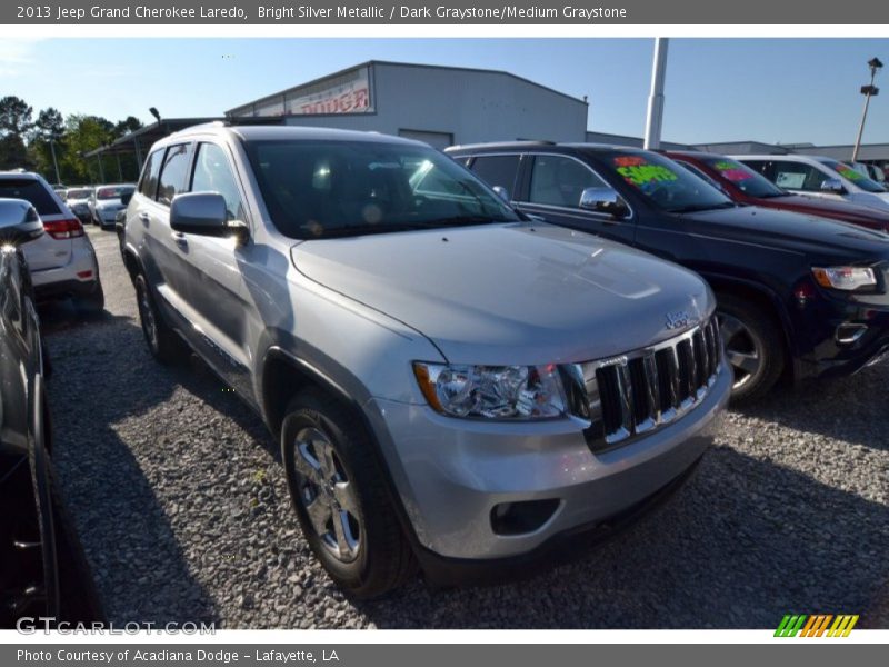 Bright Silver Metallic / Dark Graystone/Medium Graystone 2013 Jeep Grand Cherokee Laredo