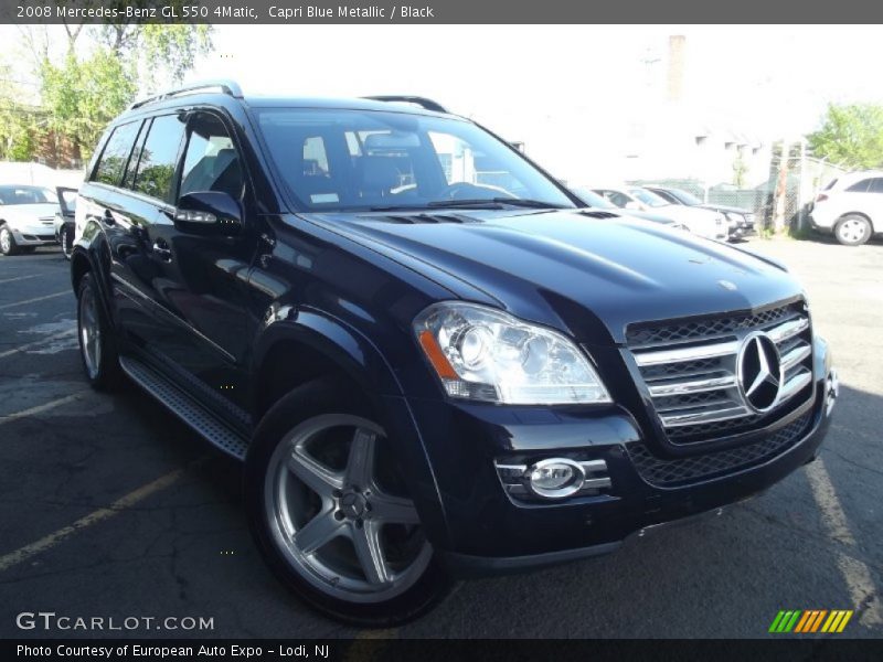 Capri Blue Metallic / Black 2008 Mercedes-Benz GL 550 4Matic