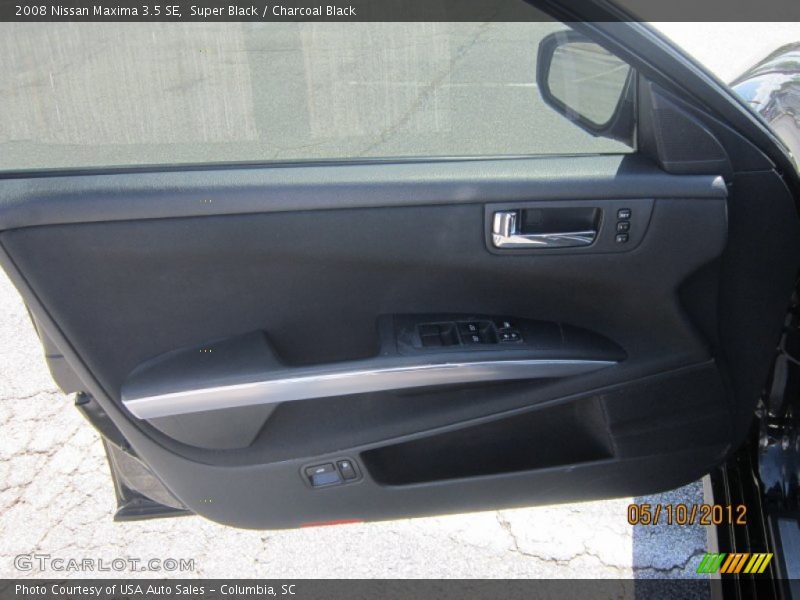 Super Black / Charcoal Black 2008 Nissan Maxima 3.5 SE