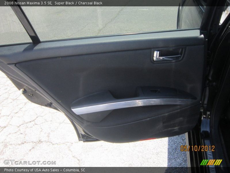 Super Black / Charcoal Black 2008 Nissan Maxima 3.5 SE