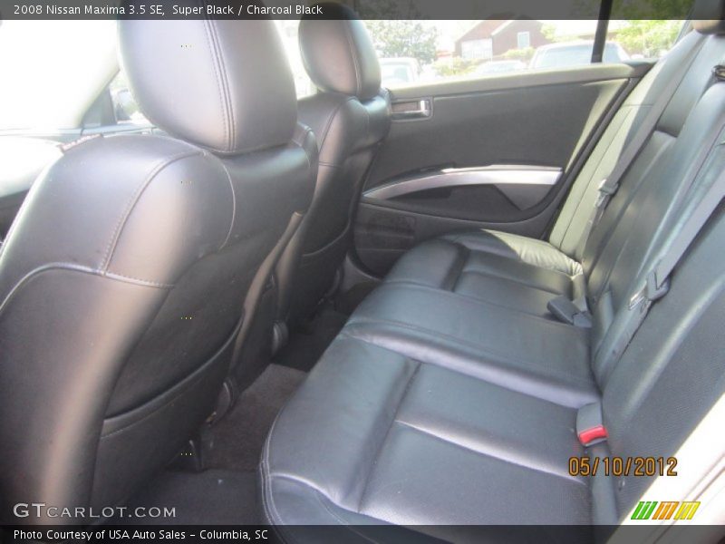 Super Black / Charcoal Black 2008 Nissan Maxima 3.5 SE