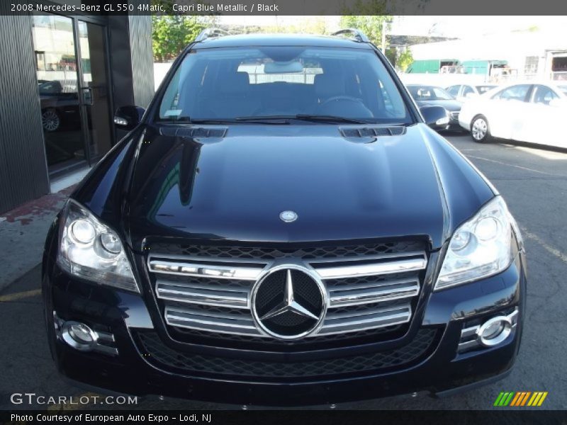 Capri Blue Metallic / Black 2008 Mercedes-Benz GL 550 4Matic