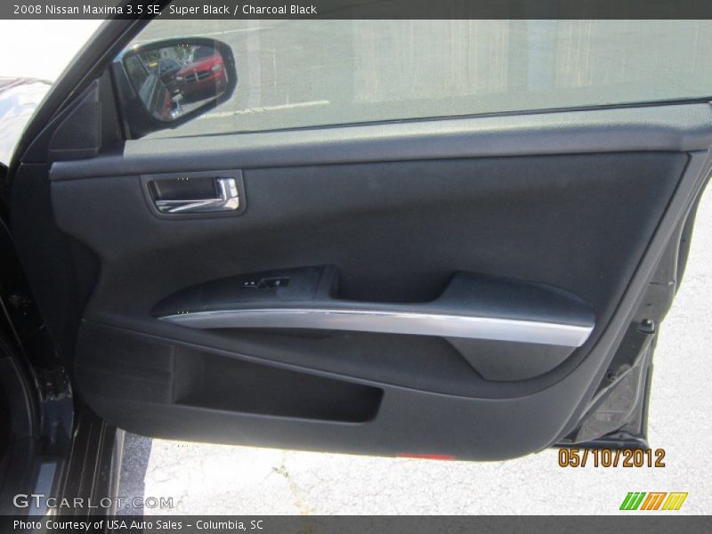 Super Black / Charcoal Black 2008 Nissan Maxima 3.5 SE