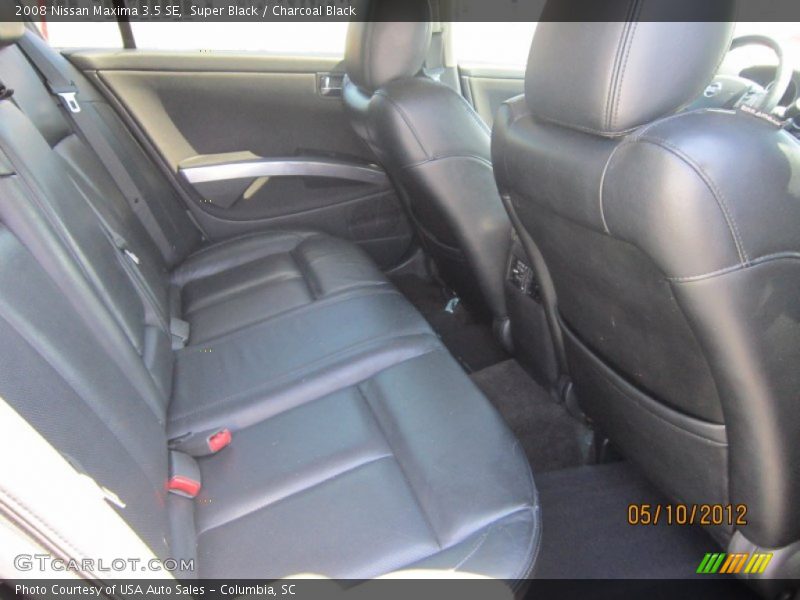 Super Black / Charcoal Black 2008 Nissan Maxima 3.5 SE