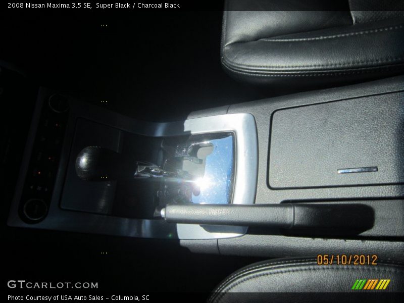 Super Black / Charcoal Black 2008 Nissan Maxima 3.5 SE