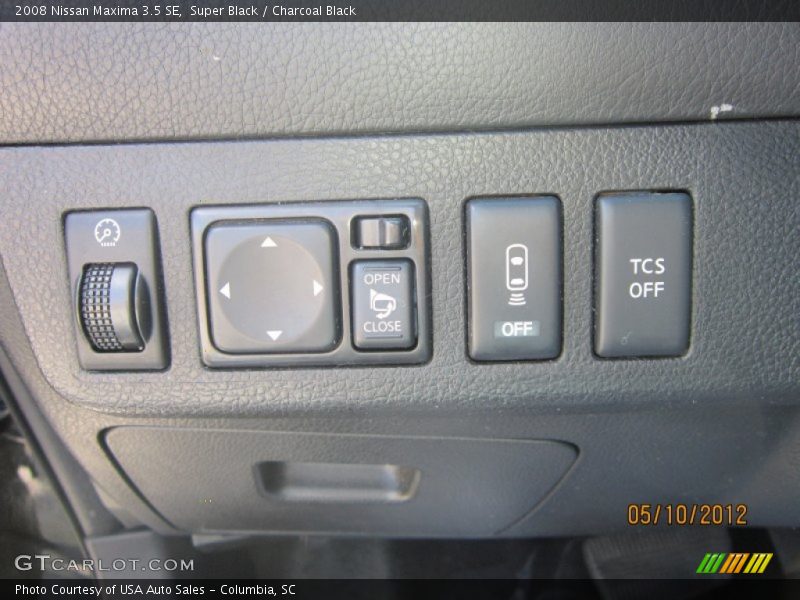 Super Black / Charcoal Black 2008 Nissan Maxima 3.5 SE