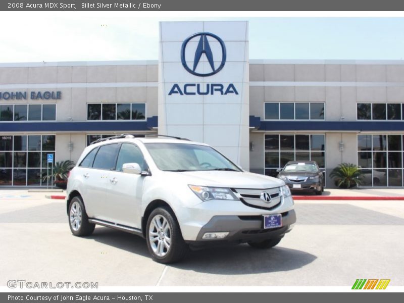 Billet Silver Metallic / Ebony 2008 Acura MDX Sport