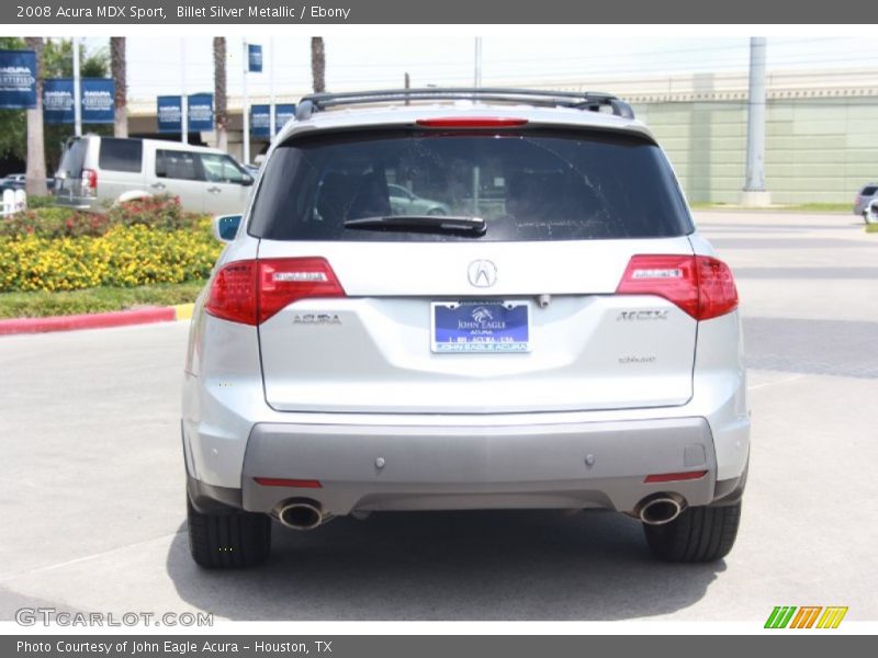 Billet Silver Metallic / Ebony 2008 Acura MDX Sport