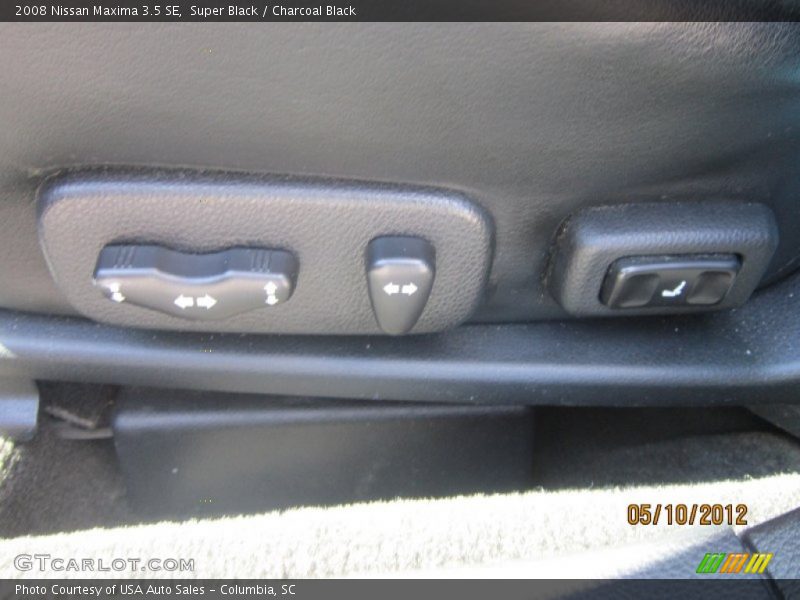 Super Black / Charcoal Black 2008 Nissan Maxima 3.5 SE