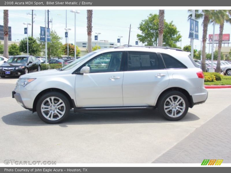Billet Silver Metallic / Ebony 2008 Acura MDX Sport