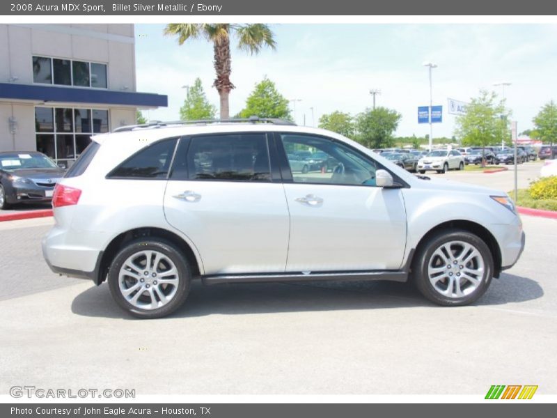 Billet Silver Metallic / Ebony 2008 Acura MDX Sport