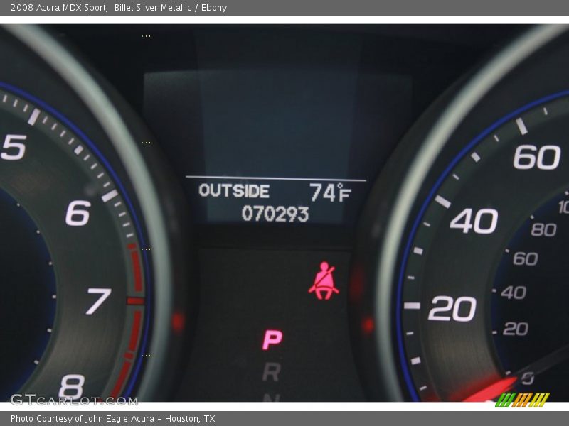 Billet Silver Metallic / Ebony 2008 Acura MDX Sport