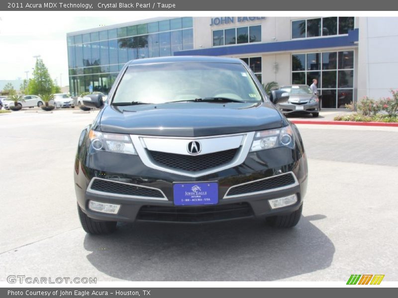 Crystal Black Pearl / Taupe 2011 Acura MDX Technology