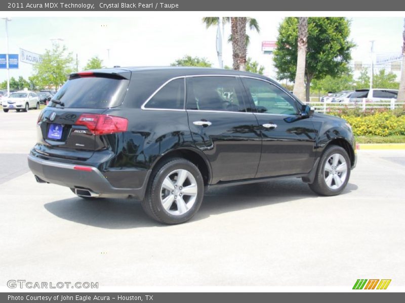 Crystal Black Pearl / Taupe 2011 Acura MDX Technology