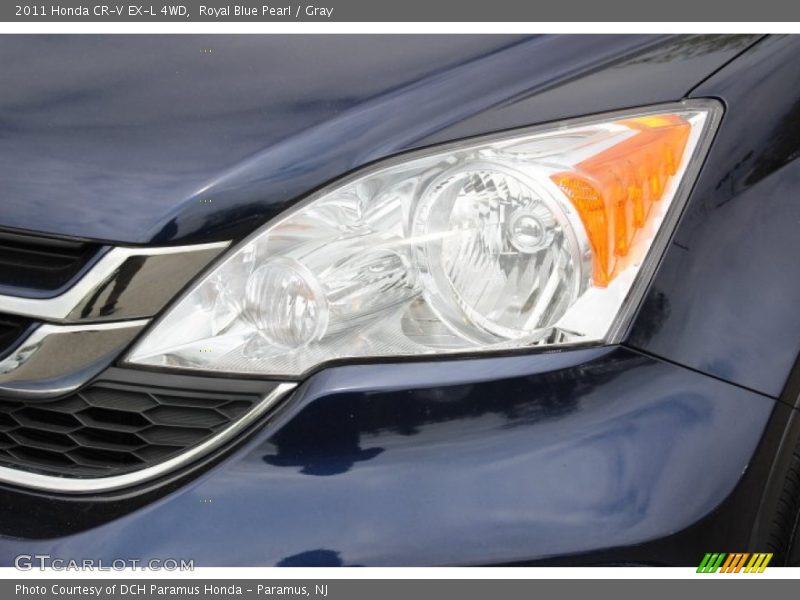 Royal Blue Pearl / Gray 2011 Honda CR-V EX-L 4WD