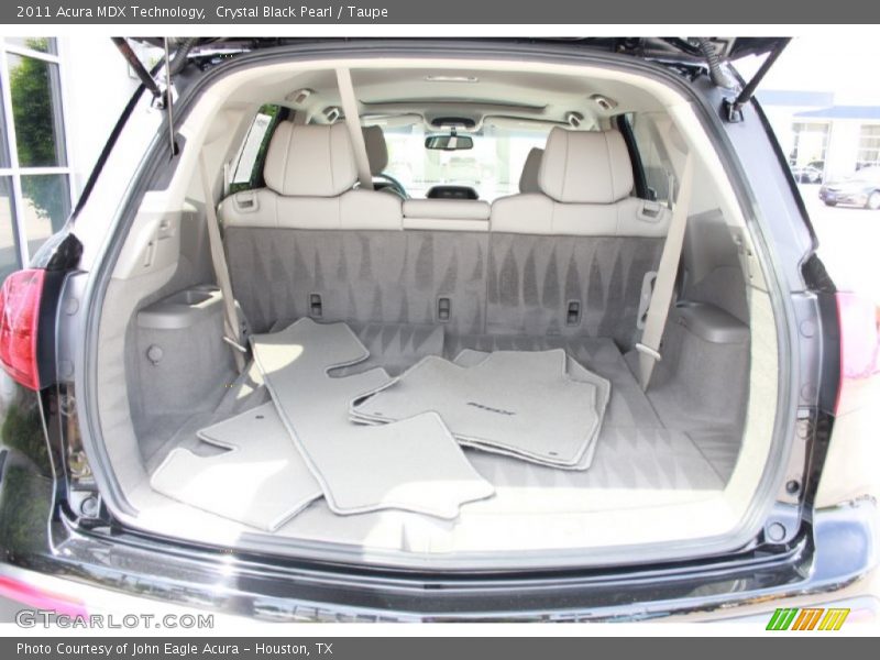 Crystal Black Pearl / Taupe 2011 Acura MDX Technology