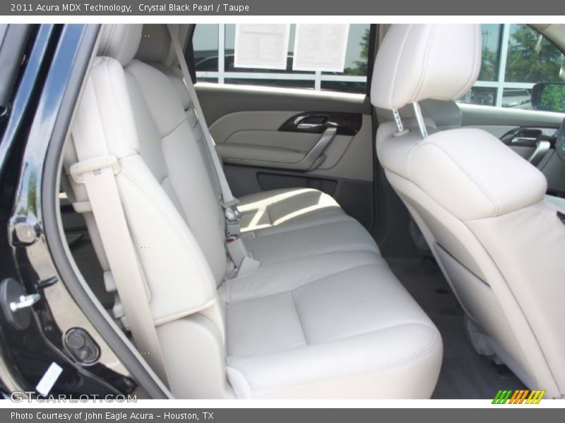 Crystal Black Pearl / Taupe 2011 Acura MDX Technology
