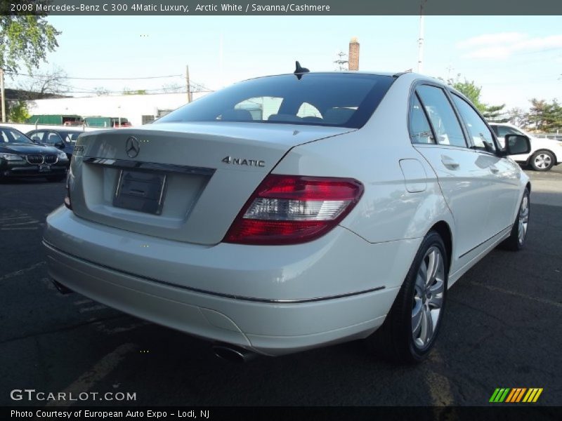 Arctic White / Savanna/Cashmere 2008 Mercedes-Benz C 300 4Matic Luxury