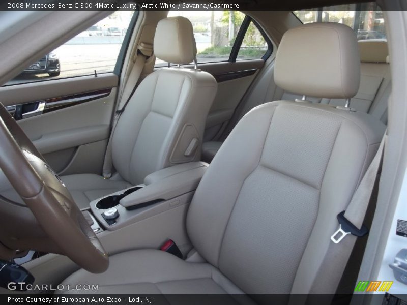 Arctic White / Savanna/Cashmere 2008 Mercedes-Benz C 300 4Matic Luxury