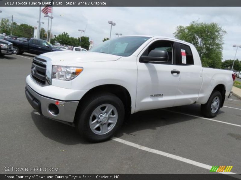 Super White / Graphite 2013 Toyota Tundra Double Cab