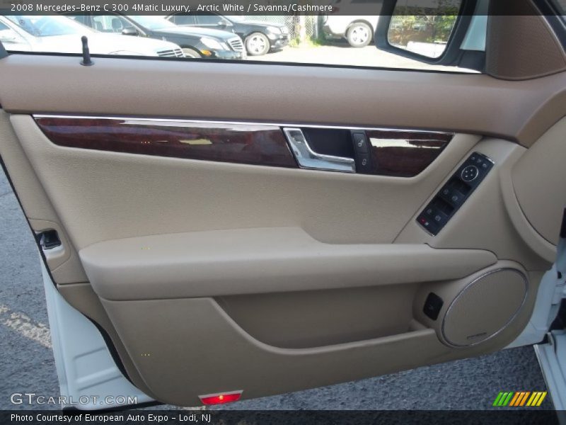 Arctic White / Savanna/Cashmere 2008 Mercedes-Benz C 300 4Matic Luxury