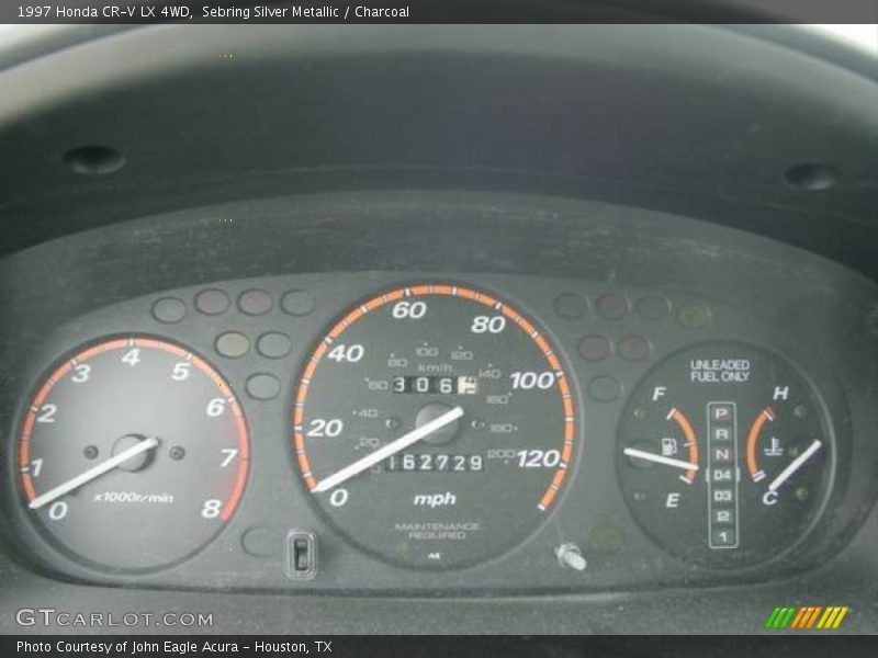 Sebring Silver Metallic / Charcoal 1997 Honda CR-V LX 4WD