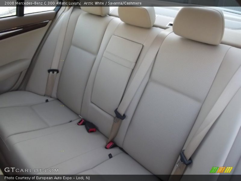 Arctic White / Savanna/Cashmere 2008 Mercedes-Benz C 300 4Matic Luxury