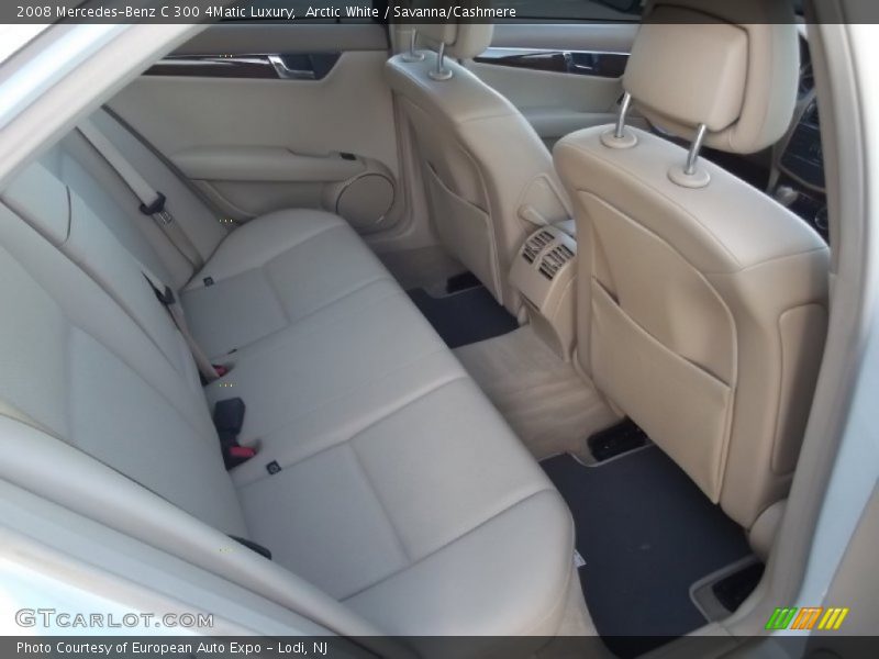Arctic White / Savanna/Cashmere 2008 Mercedes-Benz C 300 4Matic Luxury