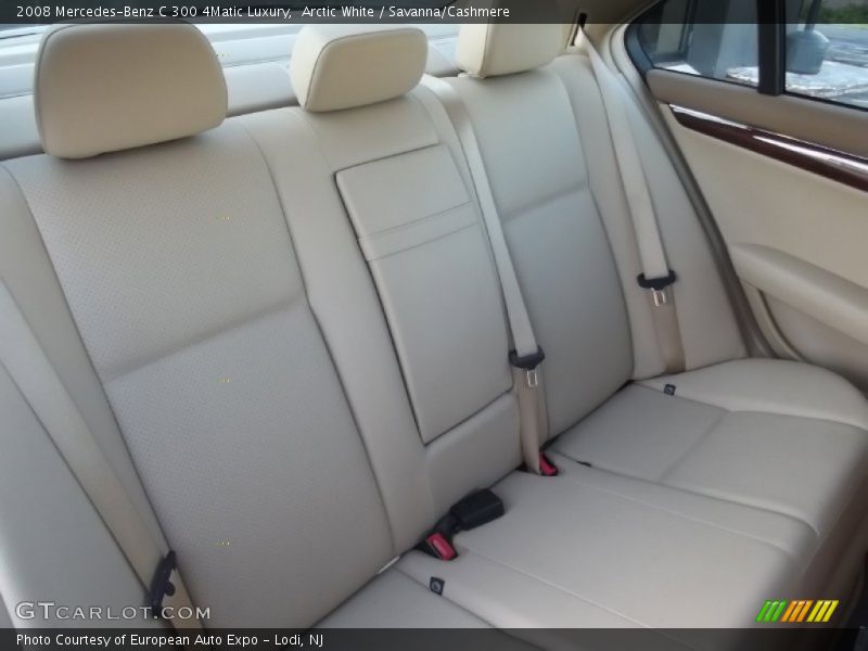 Arctic White / Savanna/Cashmere 2008 Mercedes-Benz C 300 4Matic Luxury