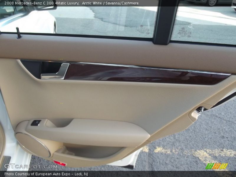Arctic White / Savanna/Cashmere 2008 Mercedes-Benz C 300 4Matic Luxury