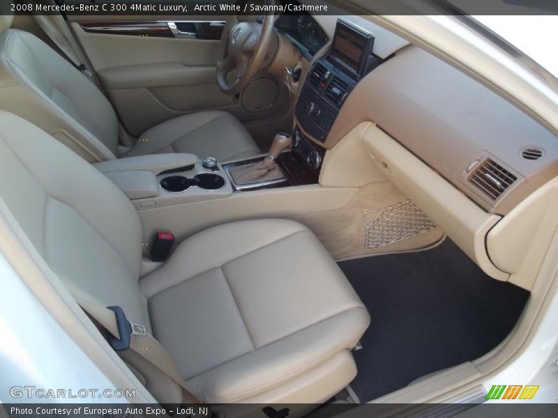 Arctic White / Savanna/Cashmere 2008 Mercedes-Benz C 300 4Matic Luxury
