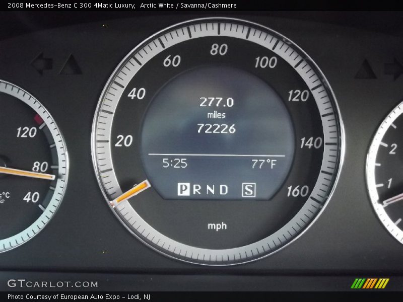 Arctic White / Savanna/Cashmere 2008 Mercedes-Benz C 300 4Matic Luxury