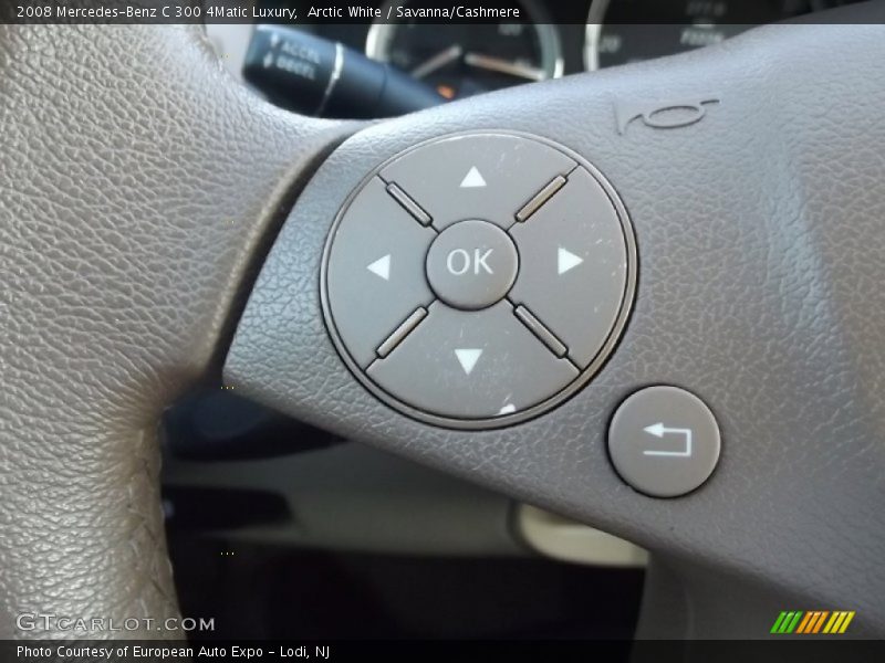 Arctic White / Savanna/Cashmere 2008 Mercedes-Benz C 300 4Matic Luxury
