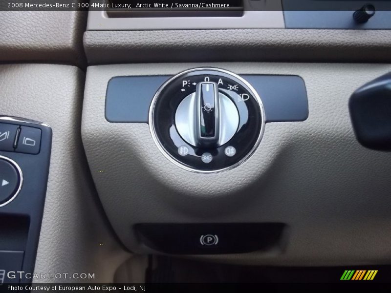 Arctic White / Savanna/Cashmere 2008 Mercedes-Benz C 300 4Matic Luxury